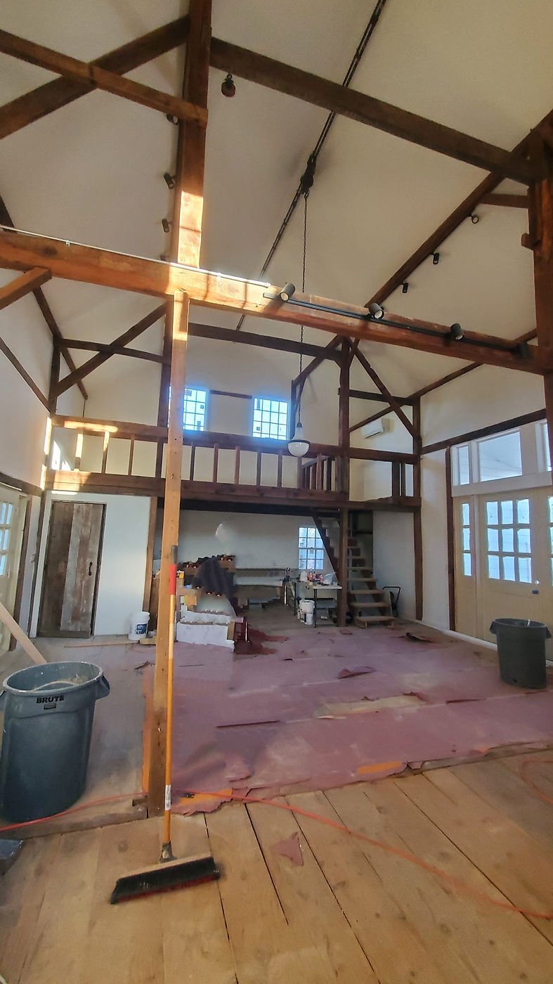 100 year old barn timber cleaning