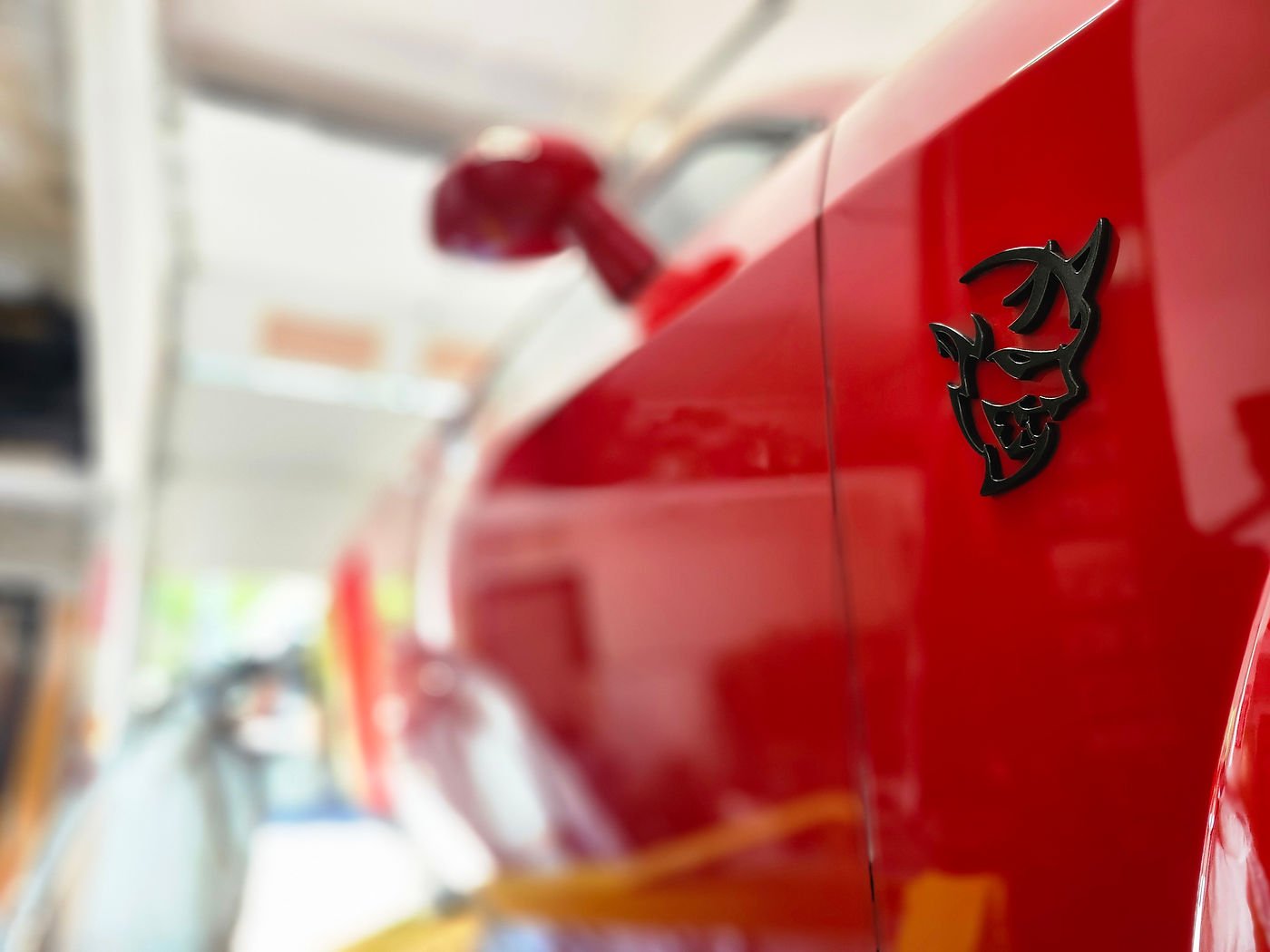 Dodge Demon engine bay