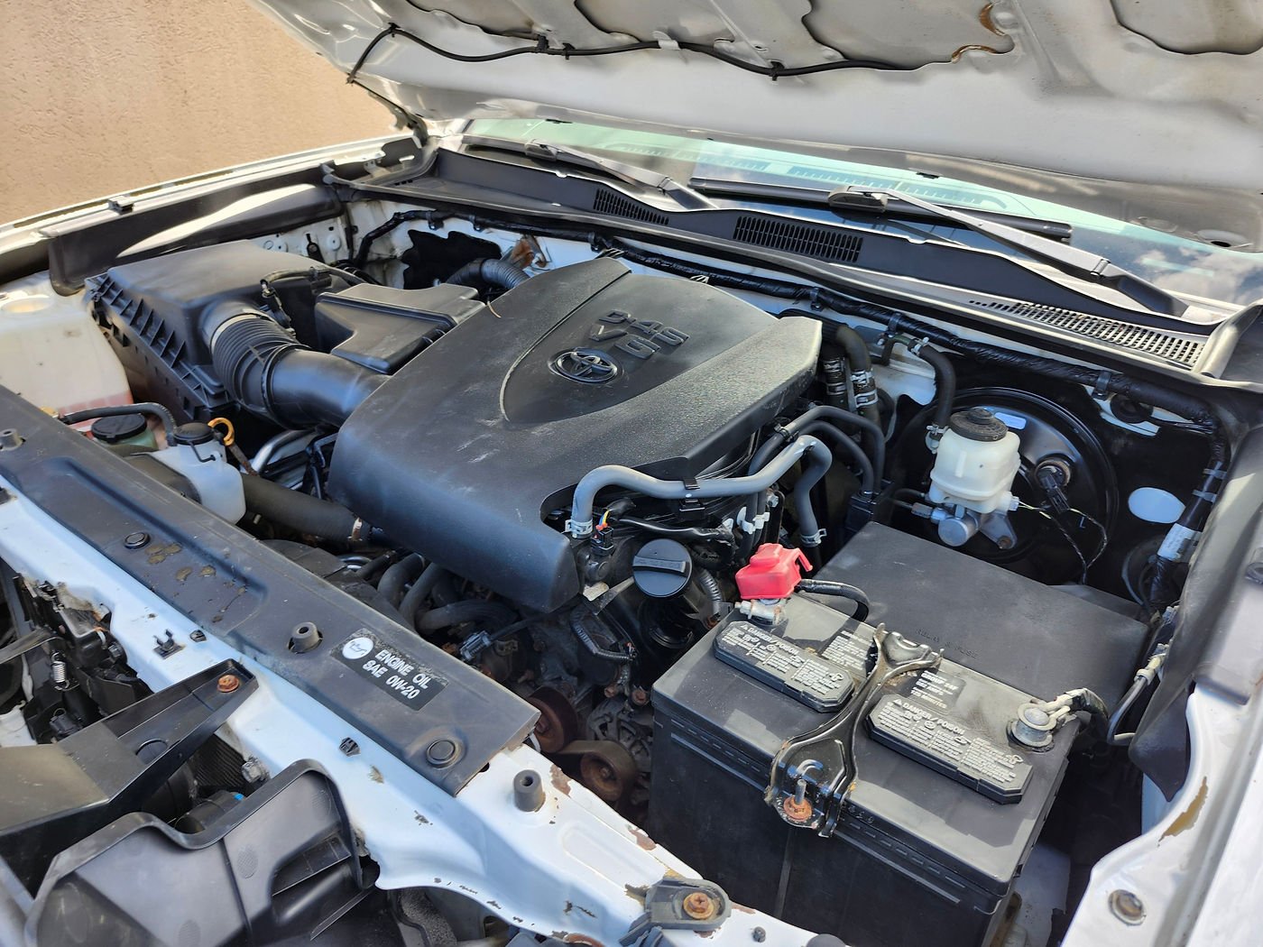 Engine compartment cleaning
